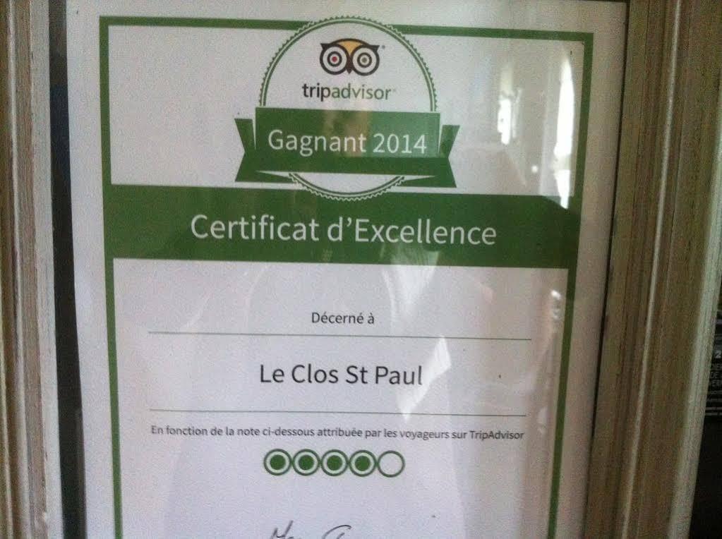 Отель Le Clos Saint Paul Tourny Экстерьер фото